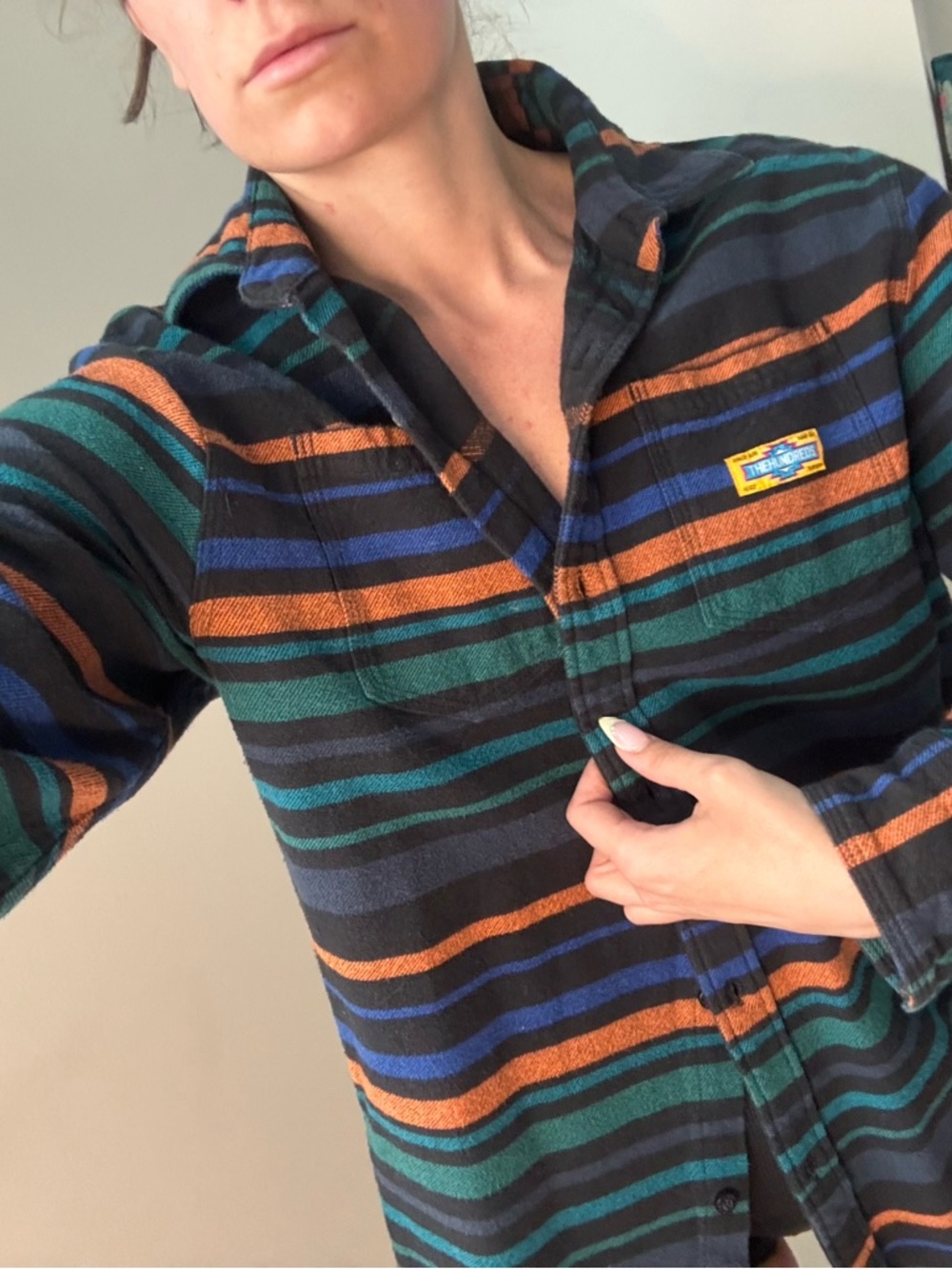 The Hundreds striped Flannel